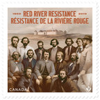 Un timbre souligne le 150e anniversaire de la résistance de la rivière Rouge
