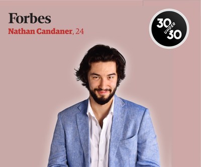 Nathan Candaner, Forbes 30 under 30