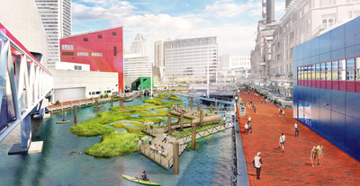 The National Aquarium’s floating wetlands will bring the living, breathing Chesapeake Bay within reach for the local Baltimore community and beyond.