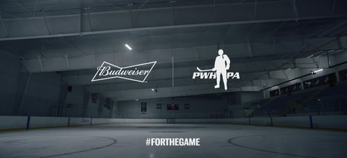 Budweiser Canada and the PWHPA release ‘The Good Old Hockey Game’ a bold statement using a hockey classic to gather support for women’s hockey. Credit: Budweiser Canada (CNW Group/Budweiser Canada)