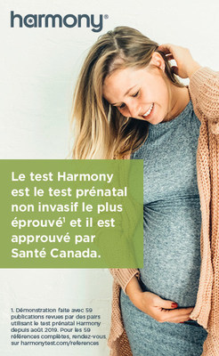 Le test HARMONY est le seul test du genre reconnu par Sant Canada comme conforme  ses normes de scurit, d'efficacit et de qualit. (Groupe CNW/Roche Diagnostics)