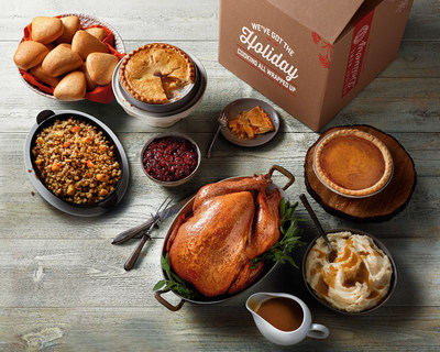 Boston Market offers a wide array of complete Thanksgiving meals to feed gatherings of all sizes, including a complete Turkey dinner with stuffing, mashed potatoes and gravy, cranberry relish, dinner rolls and pies for dessert. Visit BostonMarket.com for more information.