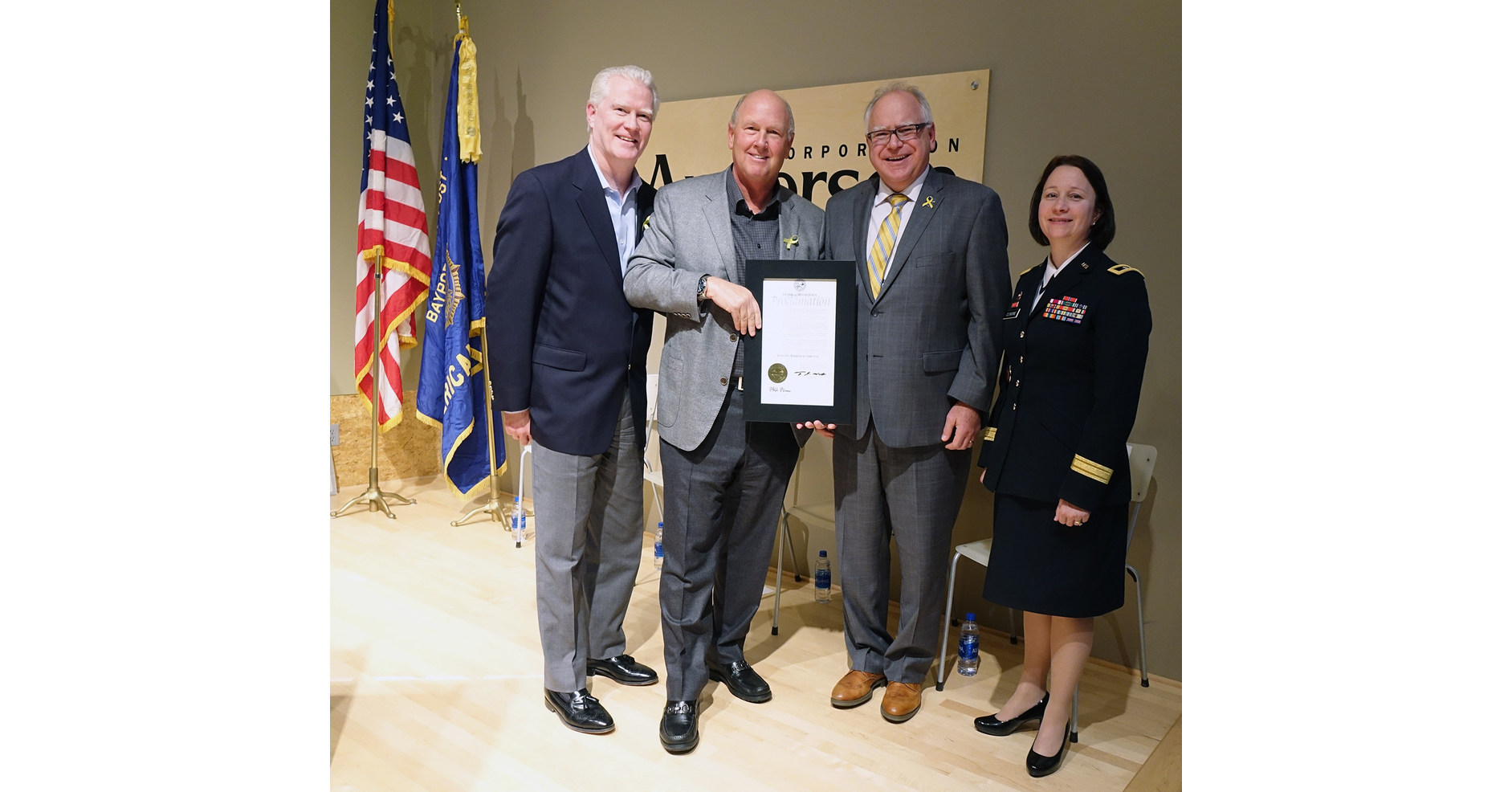 Andersen Corporation Recognized as a Yellow Ribbon Company for