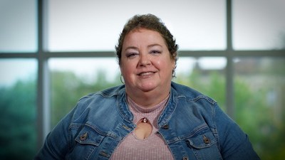 Maryland Proton Treatment Center 2,000th patient, Corinne Hanooman of Largo, Florida.