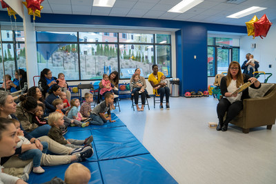 Robyn Smith, executive vice president of human resources at Jackson Healthcare, marks the opening of the company's on-site childcare center by participating in Read for the Record Day. The center, named AlleGro, joins a long list of Jackson Healthcare associate benefits, including an on-site health and wellness clinic with prescription dispensary and dental care and a state-of-the-art fitness center that offers individual workout opportunities, group fitness classes and personal training. Robyn Smith, executive vice president of human resources at Jackson Healthcare, marks the opening of the company's on-site childcare center by participating in Read for the Record Day. The center, named AlleGro, joins a long list of Jackson Healthcare associate benefits, including an on-site health and wellness clinic with prescription dispensary and dental care and a state-of-the-art fitness center that offers individual workout opportunities, group fitness classes and personal training.