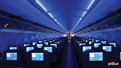 JetBlue restyled interiors.