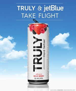 Truly Takes Flight: Truly Hard Seltzer And JetBlue Make History As The First To Launch Hard Seltzer In The Skies