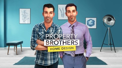 Drew and Jonathan Scott's new mobile game Property Brothers Home Design is available for free on iOS and Android phones.