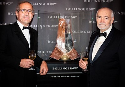 Champagne Bollinger Celebrates 40th Anniversary of James Bond Partnership - Milestone Marked in Paris with VIP Party