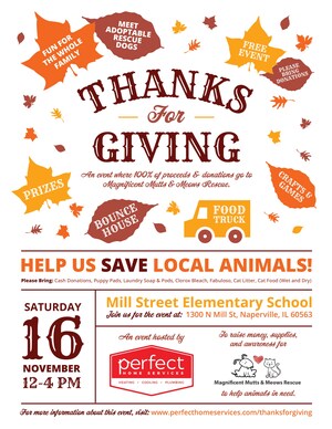 Perfect Home Services to Host 'Thanks for Giving' Fall Festival to Benefit Local Rescue Animals