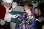 Families from St. Jude Children's Research Hospital welcomed aboard the Train to Christmas Town