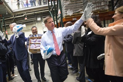 Ocean Spray partners with The Greater Boston Food Bank to feed more than 14 million meals to people in need.