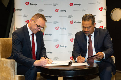Mr. Leonardo Siladic (CEO of Mireo) and Mr. Ali Vezvaei (CEO Ecolog International) sign a strategic partnership agreement at a private dinner for the 1st Arab-German Economic Conference. The dinner was sponsored by Ecolog International, and held at the Wirtschaftsclub in Düsseldorf, Germany. The signing ceremony marks the second strategic partnership announcement this week for the global services provider.