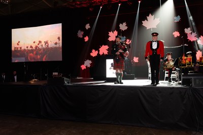 Serving members of the Canadian Armed Forces, Veterans and their families were recognized on November 7, 2019 at True Patriot Love Foundation's 11th Annual Tribute Gala, presented by Bell. (CNW Group/True Patriot Love Foundation)