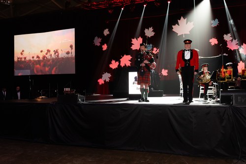 Serving members of the Canadian Armed Forces, Veterans and their families were recognized on November 7, 2019 at True Patriot Love Foundation’s 11th Annual Tribute Gala, presented by Bell. (CNW Group/True Patriot Love Foundation)