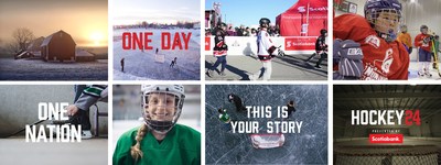On November 17, Scotiabank is inviting Canadians everywhere to submit their footage to be part of Hockey 24, a unique documentary that will capture a day in community hockey in Canada. Whether it’s on or off the ice, Canadians are encouraged to record their personal experiences with community hockey to be part of the story. (CNW Group/Scotiabank)