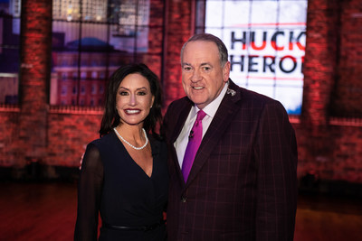 Patriot Angels CEO Suzette Graham and Mike Huckabee