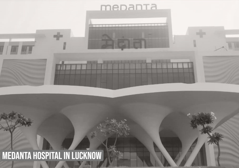 The newly innaugurated Medanta Hospital in Lucknow