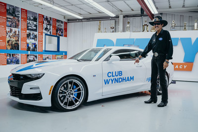 Travelers can enter Richard Petty’s Roadtrip Sweepstakes, in Partnership with Club Wyndham now through May 5, 2020, for a chance to win the custom Camaro, vacation stays at Club Wyndham resorts and more.
