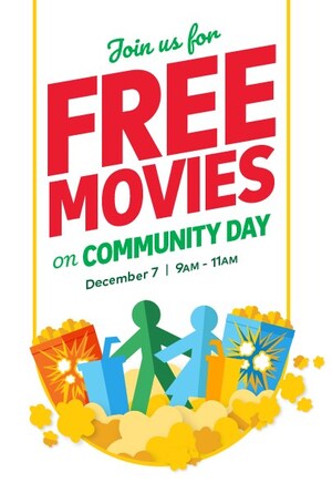 Free, Festive and Fun! Cineplex to Host Annual Community Day on December 7