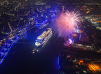MSC Grandiosa Lights Up Hamburg's Elbe River At Official Christening Event