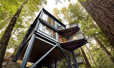 Canyon Ranch Wellness Retreat - Woodside features standalone luxury treehouse accommodations surrounded by the redwood forest. The property is now open in Woodside, Calif. Photo courtesy of Canyon Ranch. Canyon Ranch Wellness Retreat - Woodside features standalone luxury treehouse accommodations surrounded by the redwood forest. The property is now open in Woodside, Calif. Photo courtesy of Canyon Ranch.