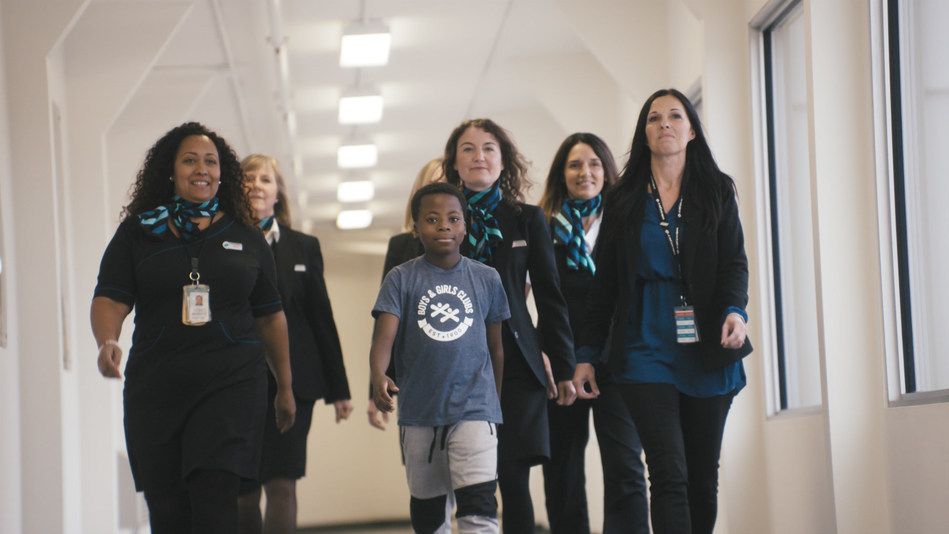 Since 2007, WestJetters and WestJet Cares for Kids partner Boys and Girls Clubs of Canada have worked together to transform the experiences of youth across the country (CNW Group/WESTJET, an Alberta Partnership)