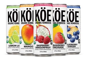 KÖE Organic Kombucha Expands Product Line and Revamps Formula