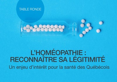 Logo : Table Ronde - L'homopathie : Reconnatre sa lgitimit (Groupe CNW/Boiron Canada inc.)