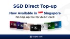 Credit/Debit Card Top-Up for Singapore MCO Visa Card is Now Available