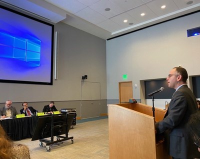 Paul Feuerstadt, MD (New Haven, CT) warns FDA of potential dangers in limiting patient access to FMT treatment; mentions incident of an individual who attempted to perform FMT on themself and how dangerous that could be -- Nov 4, 2019, Washington D.C.