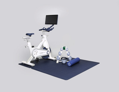 MYXfitness offers two package options priced at $1,199 and $1,499. Both packages offer a commercial-grade Star Trac Stationary Bike Trainer, a 21.5” interactive tablet and a Polar OH1 Heart Rate Monitor. The MYX Plus package also includes three sets of SPRI dumbbells, a kettlebell, a resistance band, a GAIAM 24” foam roller and two mats, providing everything needed for a holistic at-home workout.