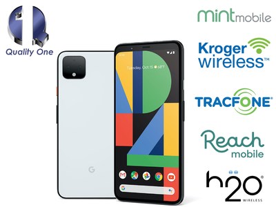 The Google Pixel 4 and the Google Pixel 4 XL are now available and in stock at Quality One's partner sites, including Mint Mobile, Straight Talk Wireless, TracFone Wireless, Simple Mobile, Kroger Wireless, Reach Mobile, H2O Wireless, and many others.