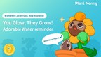 Plant Nanny 2, the Self-care Water Consumption Reminding app Has Been Nominated for "Google Play Best of 2019" Launches Brand New Version 2.0