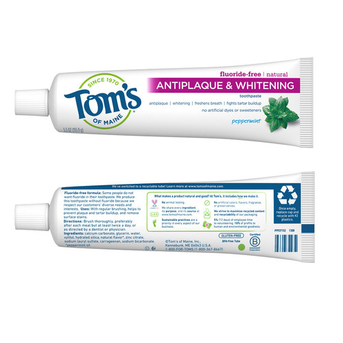 Tom’s of Maine Brings First-of-its-Kind Recyclable Toothpaste Tube to the Oral Care Aisle