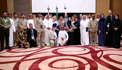 Participants from Saudi and UK government ministries and agencies at the 1st KSA-UK Workshop on Stabilisation, Riyadh, Saudi Arabia (14 Nov 2019)