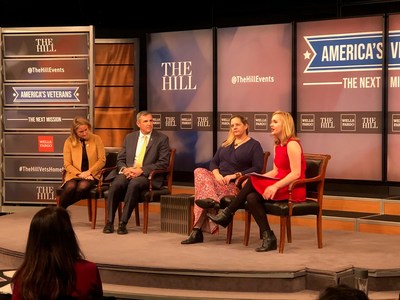 Panelists discussed veterans employment and the barriers U.S. veterans face in their transitions to civilian life at an event The Hill magazine hosted today at The Newseum. Wounded Warrior Project (WWP) CEO Lt. Gen. (Ret.) Mike Linnington; Caitlin Thompson, VP of Community Partnerships with Cohen Veterans Network; and Meghan Ogilvie, CEO of Dog Tag Inc. joined moderator Julia Manchester, staff writer at The Hill.