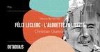 Christian Quesnel reçoit le Prix du CALQ - Œuvre de l'année en Outaouais pour Félix Leclerc : l'alouette en liberté