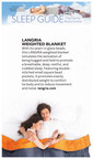 LANGRIA: Leading Home Furnishing Brand Featured in SLEEP GUIDE of United Airlines