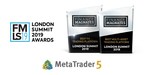 MetaTrader 5 Wins Awards in Two Categories During London Summit Awards 2019: Best FX Trading Platform and Best Multi-Asset Trading Platform