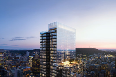 Rendering: 1 Square Phillips ? Montreal's Tallest Residential Tower (CNW Group/Brivia Group)