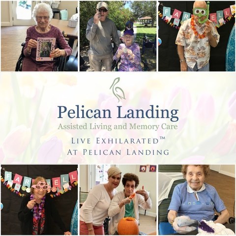 Residents of Pelican Landing Assisted Living and Memory Care in Sebastian, Fla are engaging in Watercrest's newly launched 'Live Exhilarated' program.