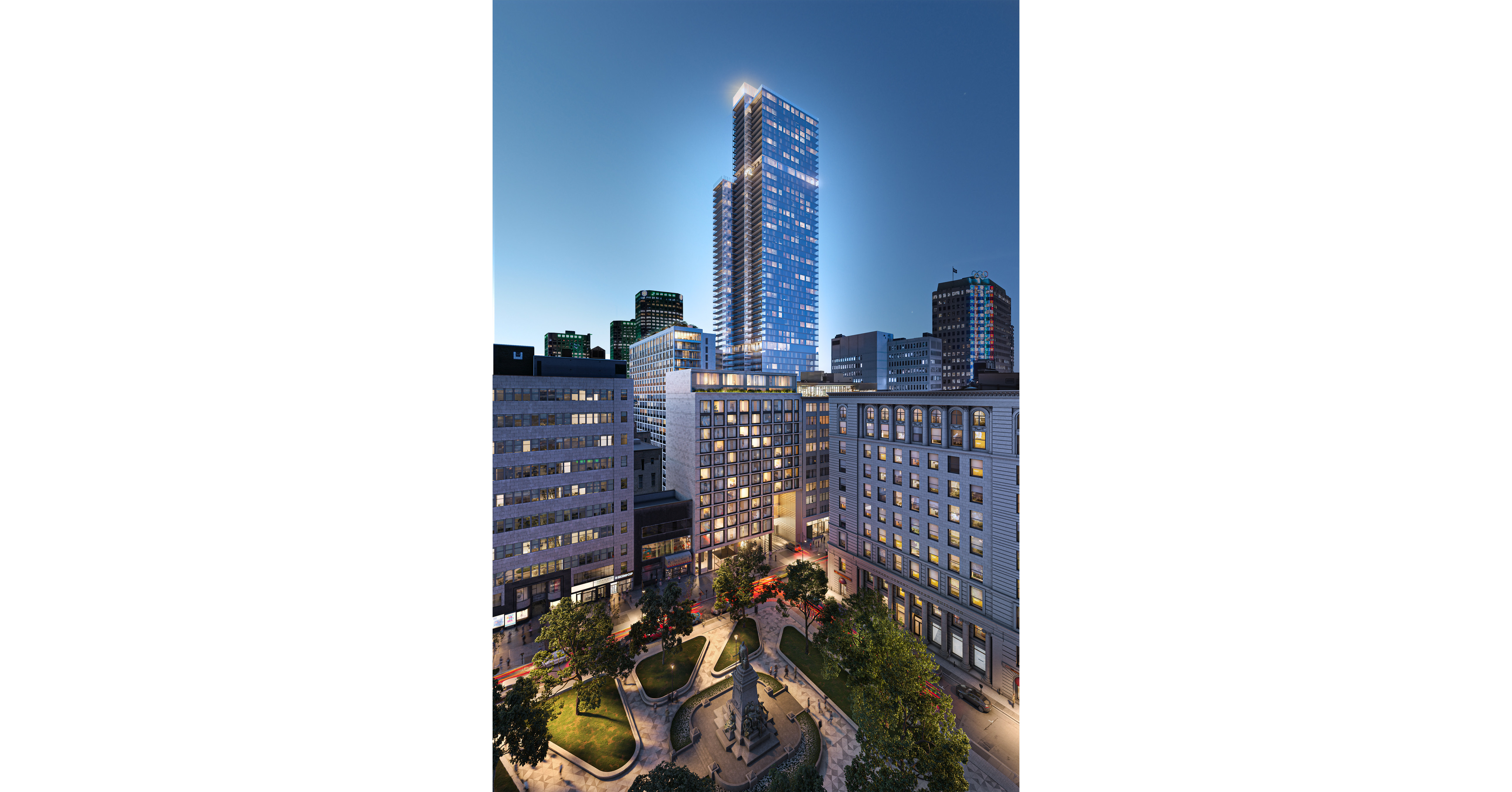 Le 1 Square Phillips Forte demande pour la plus haute tour