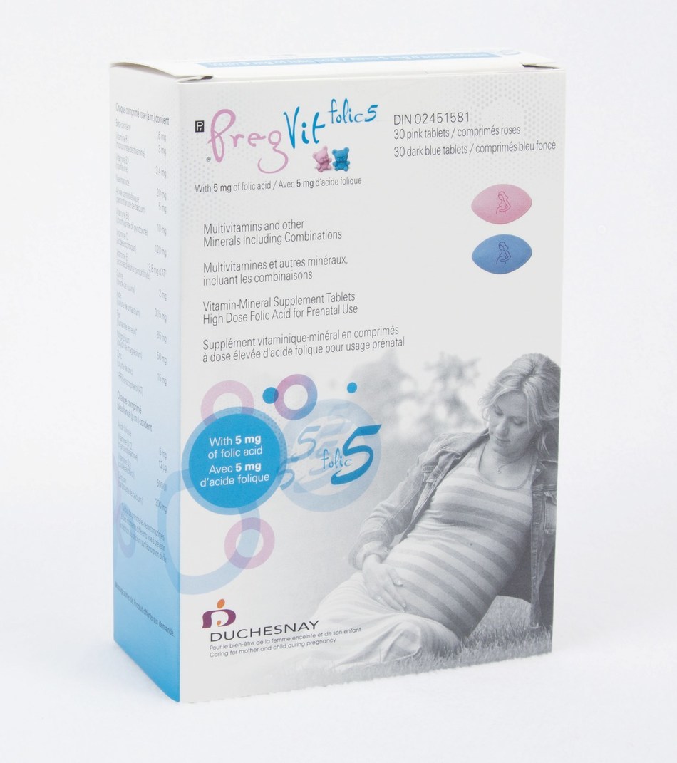 Advisory Duchesnay Inc. recalls certain lots of PregVit and PregVit