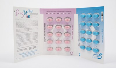 PregVit folic 5 ? properly packaged blister pack (CNW Group/Health Canada)