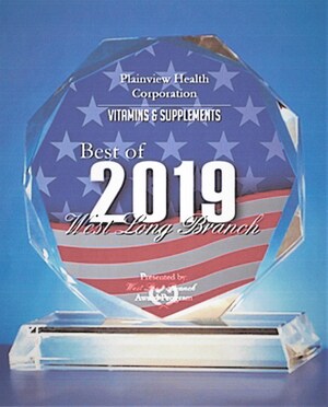 Plainview Health Corp Receives 2019 Best of West Long Branch Award