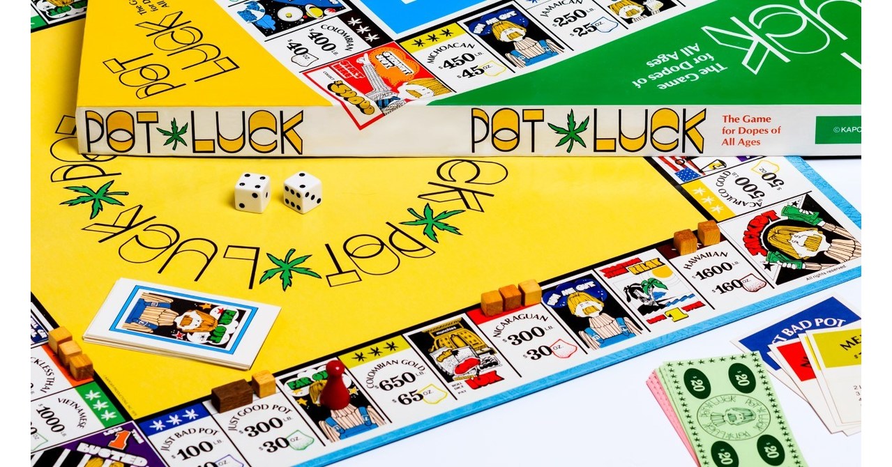 Retro Marijuana Board Game, Pot Luck, Returns with