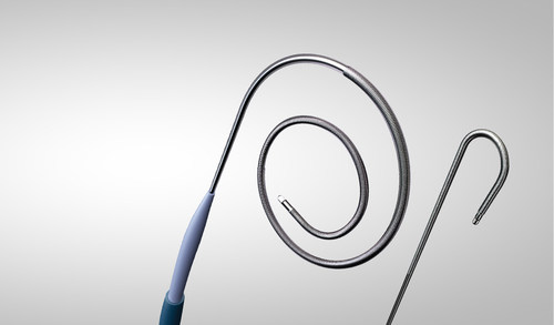 The VersaCross™ Transseptal Solution is available in Pigtail and J-tip RF wire configurations. (CNW Group/Baylis Medical Company Inc.)