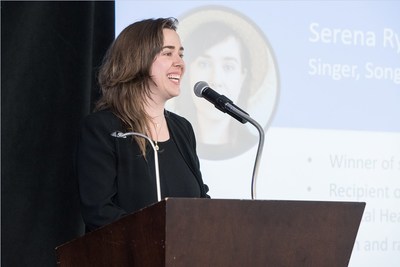 Serena Ryder, Juno award-winning artist, shares powerful keynote during Benefits3, supporting conversations for change in workplace mental health and wellness (CNW Group/Medavie Blue Cross)