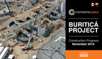 Continental Gold Provides Buriticá Project Update: Mill Facilities Mechanical Completion nears 90 percent